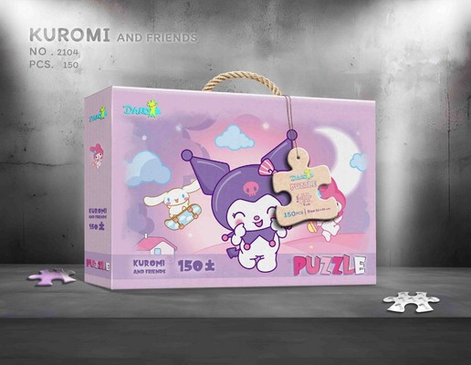 پازل جعبه ای 150 قطعه _ کرومی /دانشمندان کوچک